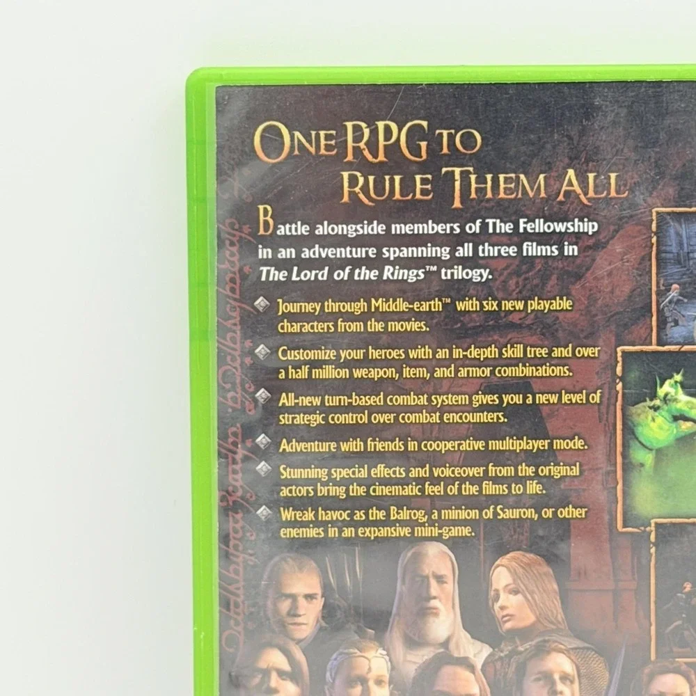 The Lord Of The Rings The Third Age Microsoft Xbox EA RPG Video Game T NTSC-U/C